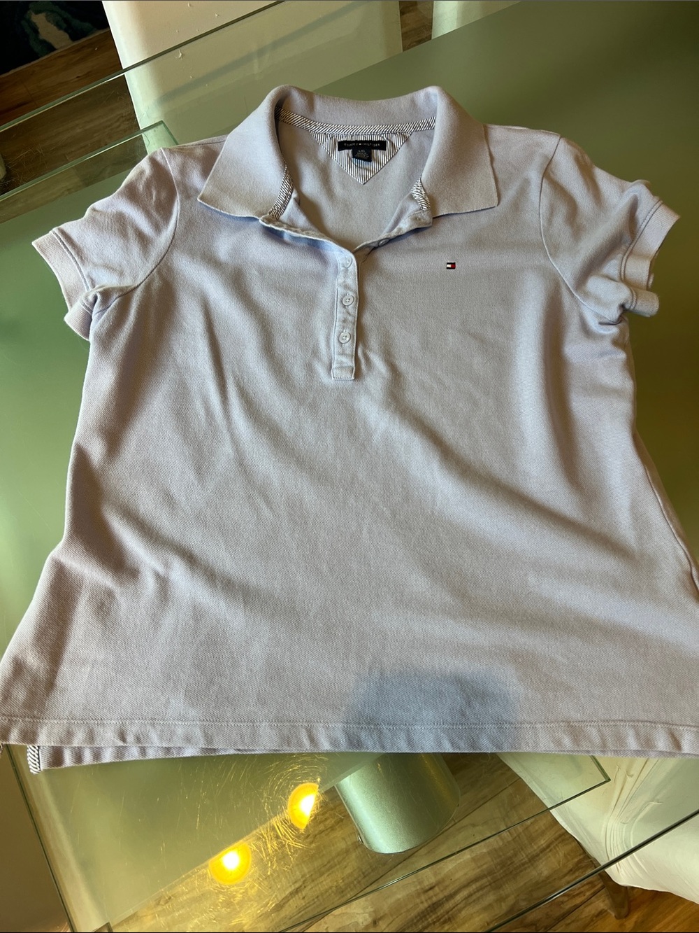 Tommy Hilfiger Light Lavender Short-Sleeve Polo